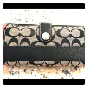 Coach full size wallet
